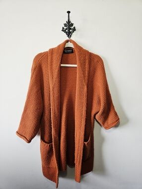 The Skinny Erinn Cardigan Size M Knit Open Front Sweater